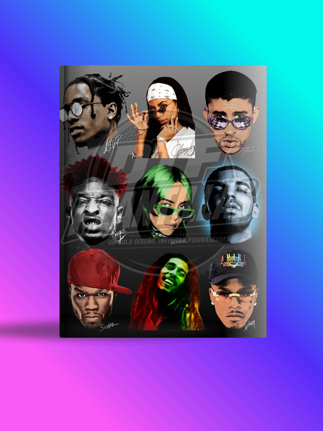 Pack de diseños Cantantes