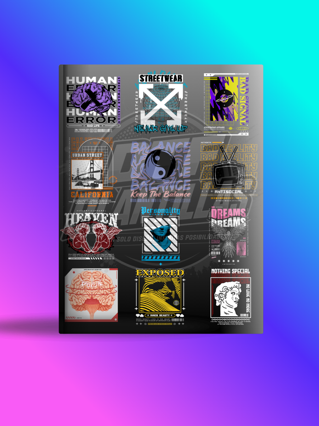 Pack de diseños Streetwear