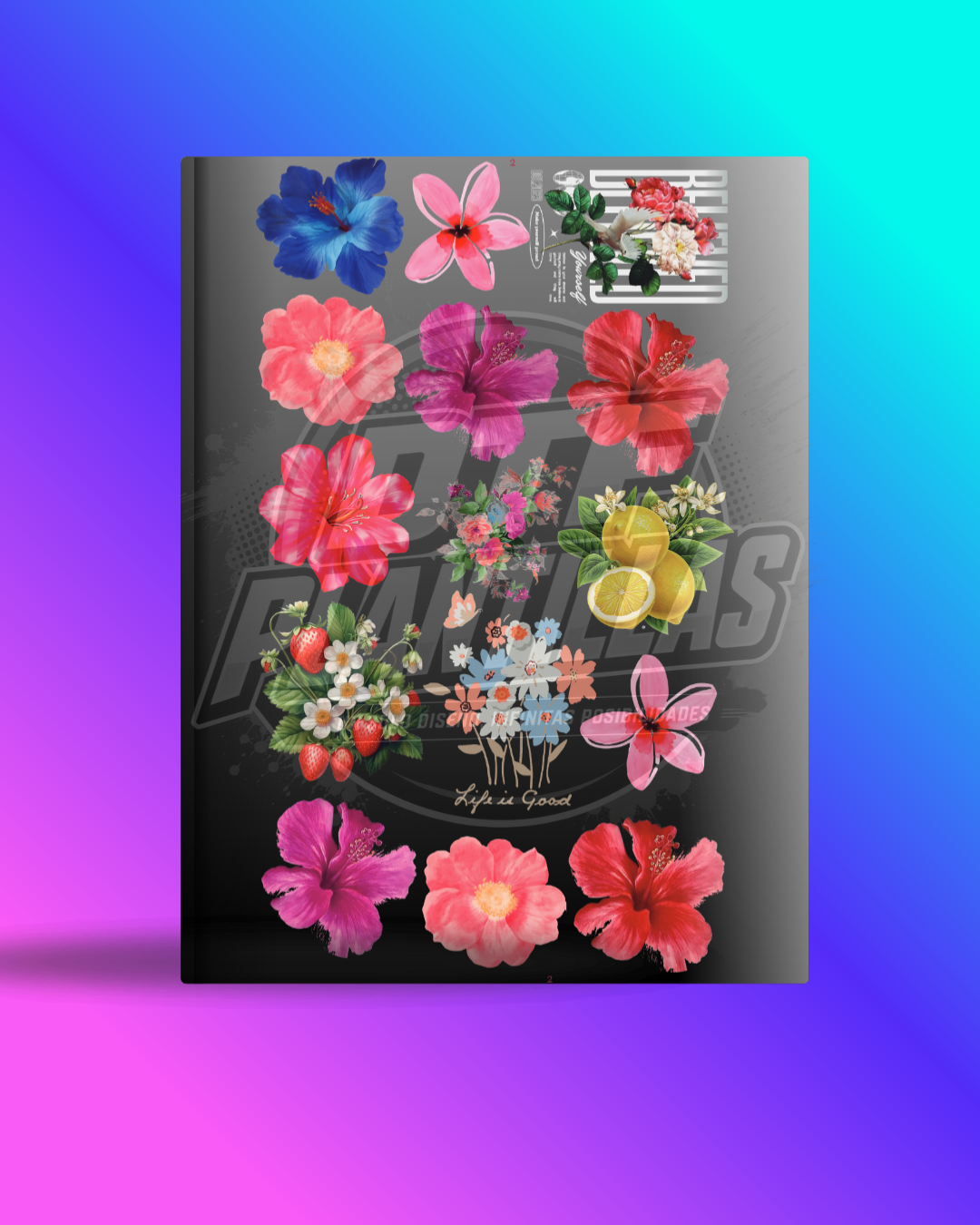 Plantilla Flores