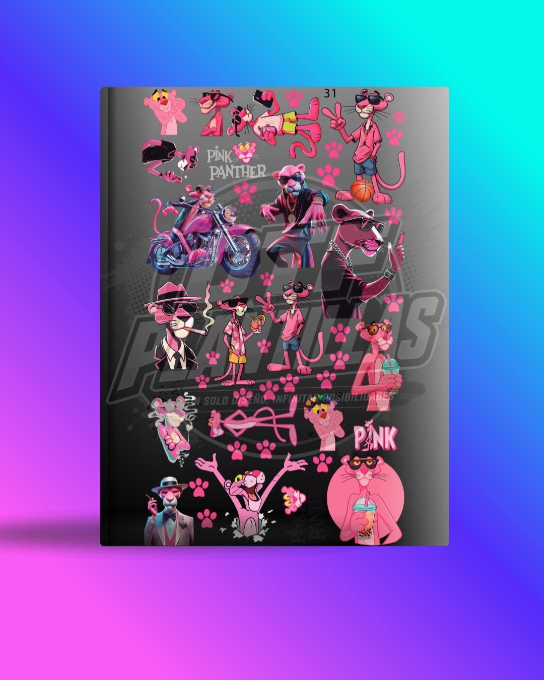 Plantilla Pantera Rosa
